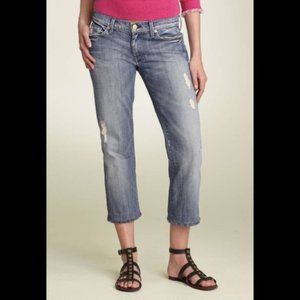 7 For All Mankind Straight Leg Crop in Nakita Wash